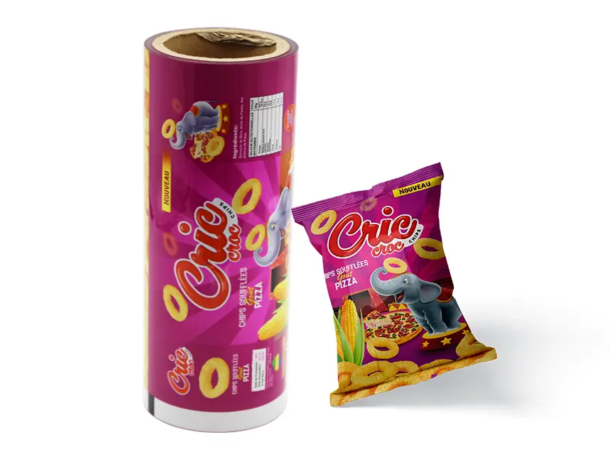 Custom Printed Packaging Film for Snacks (1)