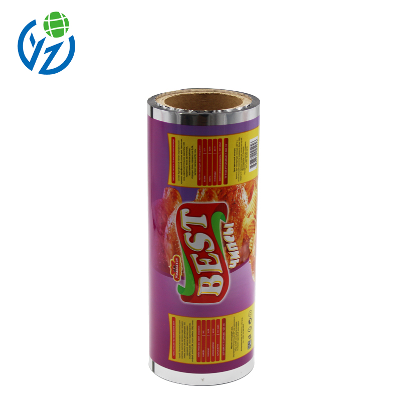 Custom Printed Aluminum Foil Snack Packaging Film